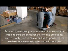 কঠিন বাণিজ্যিক মেঝে জন্য ব্যাটারি চালিত মেঝে scrubber উপর যাত্রা