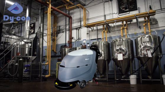 ডাইকন FS20 ওয়াক-ব্যাক স্ক্রাবার 55L সলিউশন ট্যাঙ্ক এবং 60L পুনরুদ্ধার ট্যাঙ্ক সহ